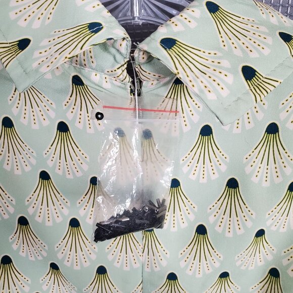 Zappelle eShakti NWOT Size S 6 Dress Fit Flare Sleeveless Crepe Garden Party - Picture 14 of 15